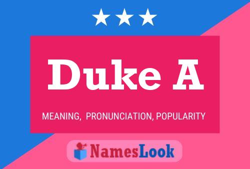 Póster del nombre Duke A