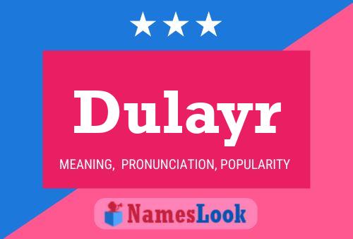 Póster del nombre Dulayr