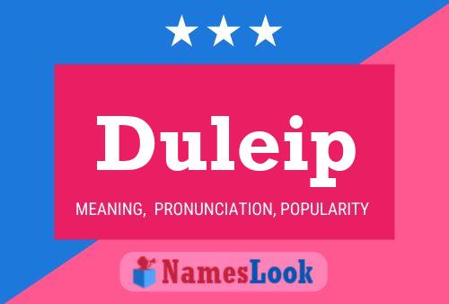 Póster del nombre Duleip