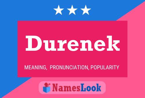 Póster del nombre Durenek