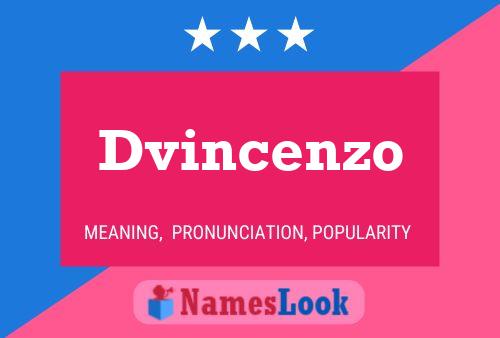 Póster del nombre Dvincenzo