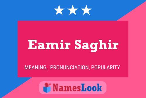 Póster del nombre Eamir Saghir