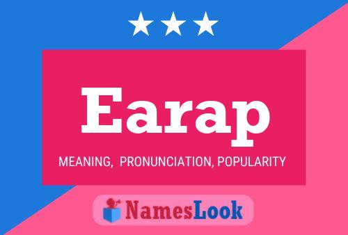 Póster del nombre Earap