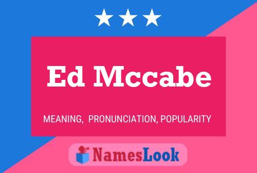 Póster del nombre Ed Mccabe