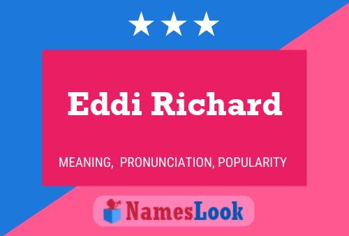 Póster del nombre Eddi Richard