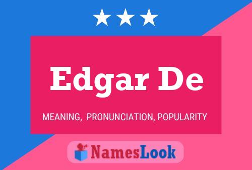 Póster del nombre Edgar De