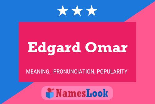 Póster del nombre Edgard Omar