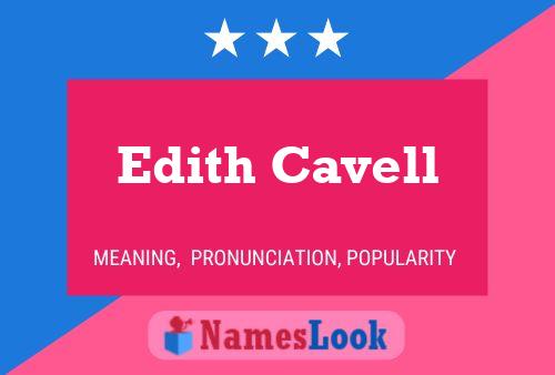 Póster del nombre Edith Cavell