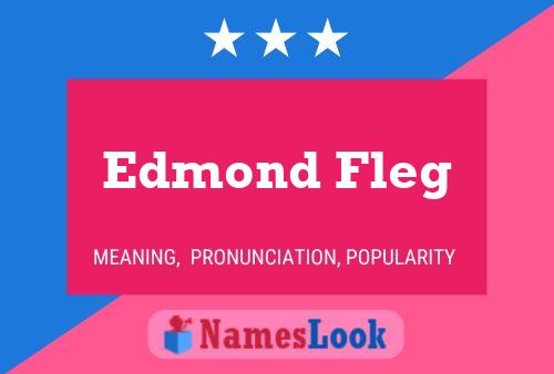 Póster del nombre Edmond Fleg