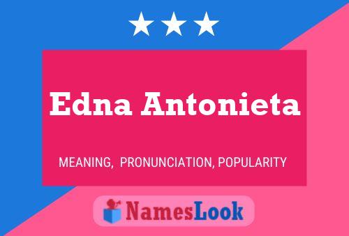 Póster del nombre Edna Antonieta