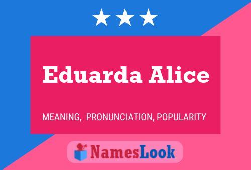 Póster del nombre Eduarda Alice