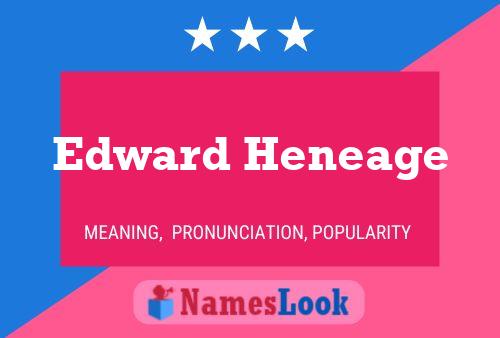 Póster del nombre Edward Heneage