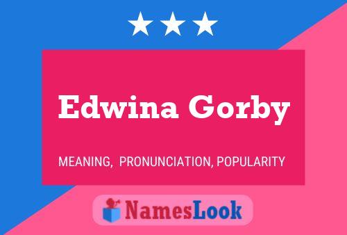 Póster del nombre Edwina Gorby