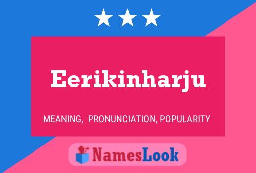 Póster del nombre Eerikinharju