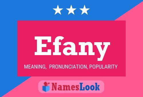 Póster del nombre Efany