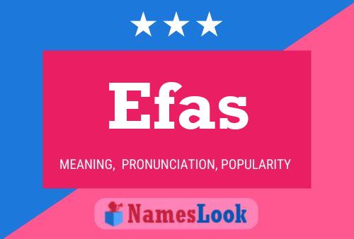 Póster del nombre Efas