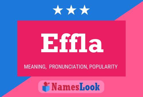 Póster del nombre Effla