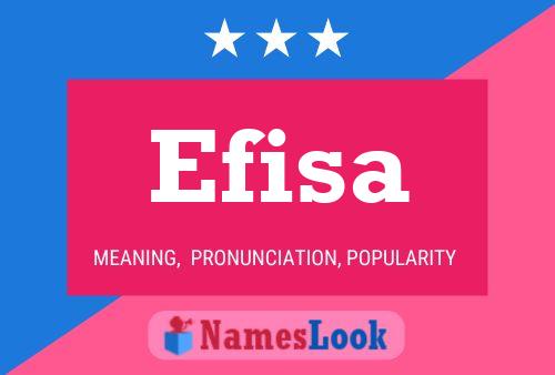 Póster del nombre Efisa