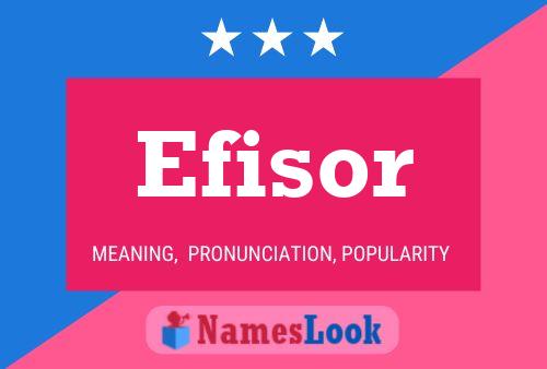 Póster del nombre Efisor