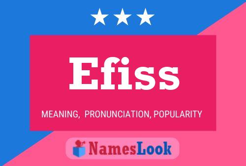 Póster del nombre Efiss