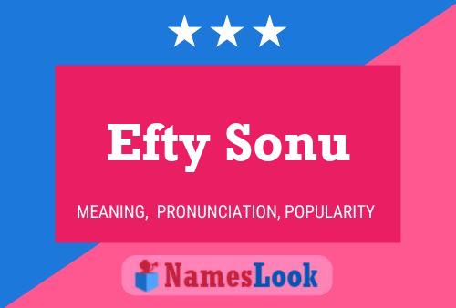 Póster del nombre Efty Sonu