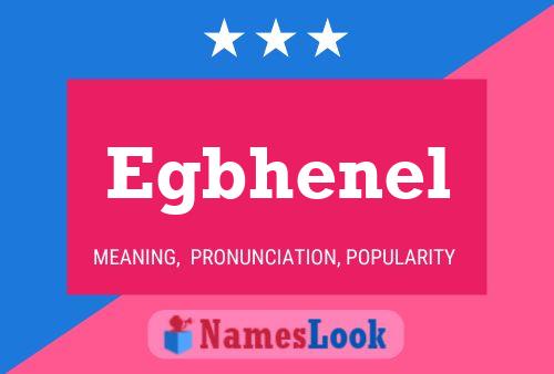 Póster del nombre Egbhenel