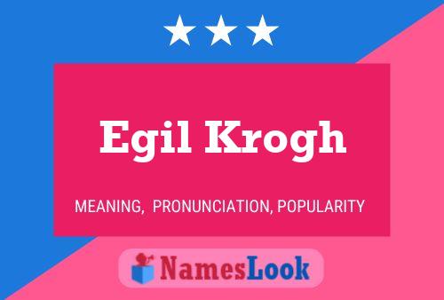 Póster del nombre Egil Krogh