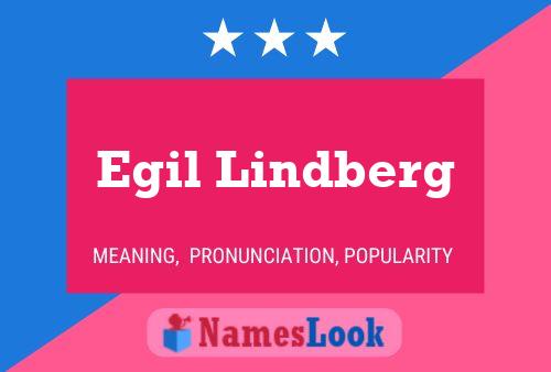 Póster del nombre Egil Lindberg