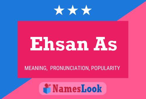 Póster del nombre Ehsan As