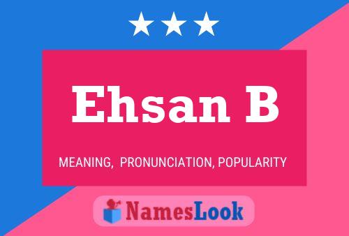 Póster del nombre Ehsan B