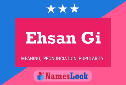 Póster del nombre Ehsan Gi