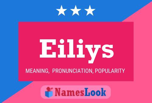 Póster del nombre Eiliys