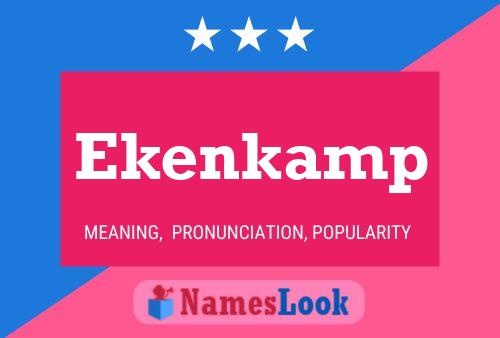 Póster del nombre Ekenkamp