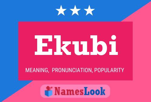 Póster del nombre Ekubi