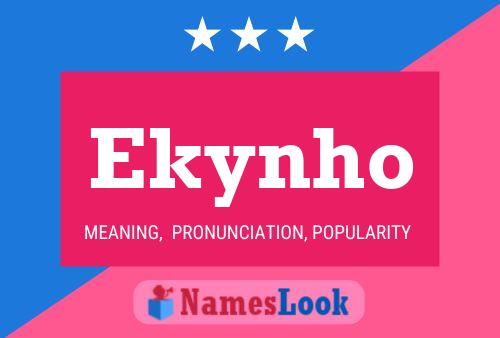 Póster del nombre Ekynho