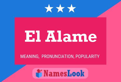 Póster del nombre El Alame