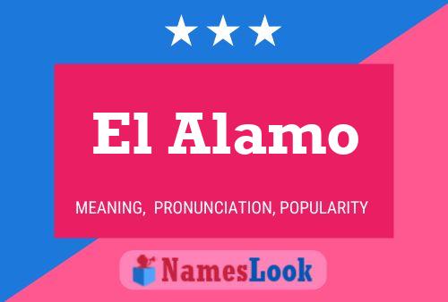 Póster del nombre El Alamo