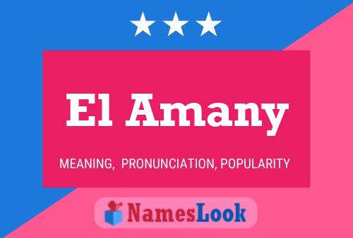 Póster del nombre El Amany