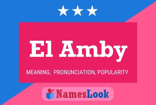 Póster del nombre El Amby