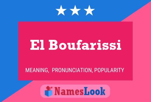 Póster del nombre El Boufarissi