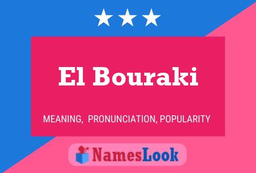 Póster del nombre El Bouraki