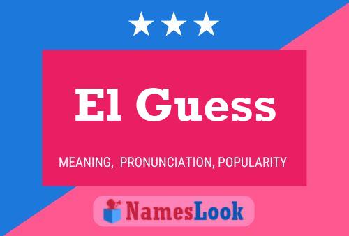 Póster del nombre El Guess