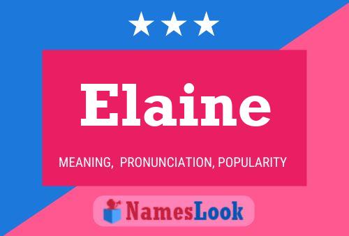 Póster del nombre Elaine