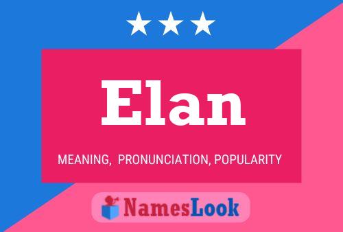 Póster del nombre Elan