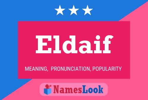 Póster del nombre Eldaif