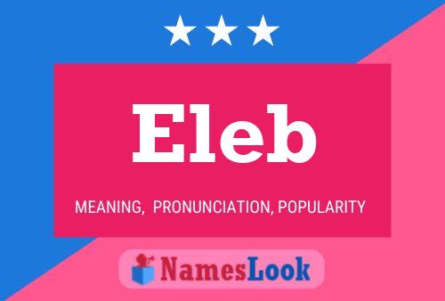 Póster del nombre Eleb