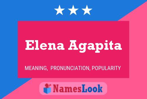 Póster del nombre Elena Agapita