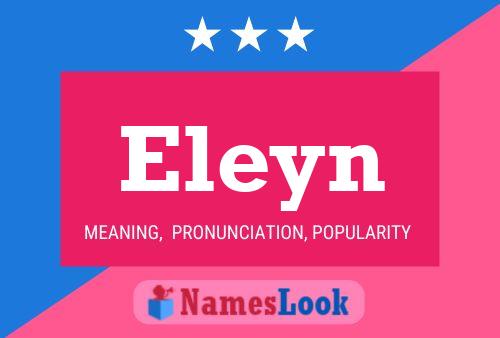 Póster del nombre Eleyn