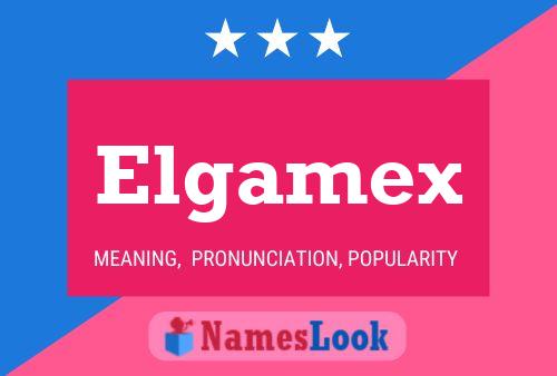 Póster del nombre Elgamex