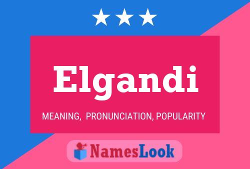 Póster del nombre Elgandi